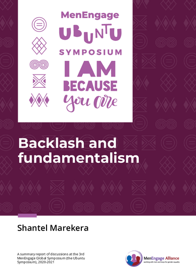 Backlash and fundamentalism Men Engage Ubuntu Symposium Discussion Paper EN pdf