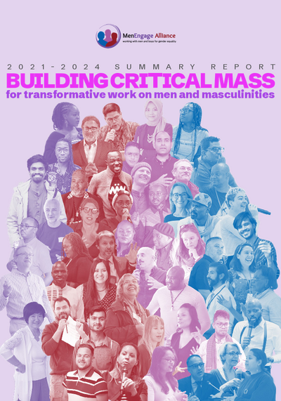 Building Critical Mass for transformative work on men and masculinities Men Engage Aliance 2025 English