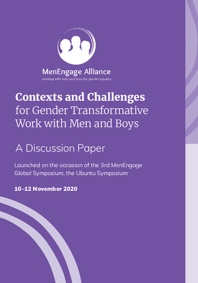Contexts and Challenges for Gender Transformative Work with Men and Boys EN pdf