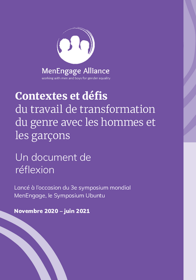 Contextes et defis du travail de transformation du genre avec les hommes et les garcons Un document de reflexion Francais 1 pdf
