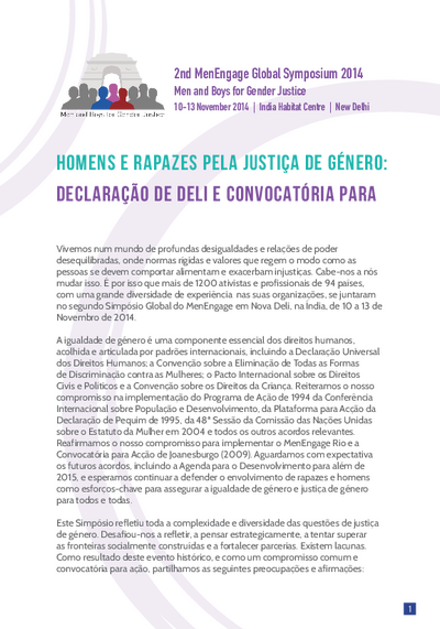 Delhi Declaration and Call to Action Portuguese final updated pdf