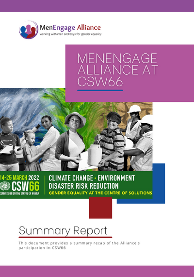 Men Engage Alliance at CSW66 Summary Report pdf