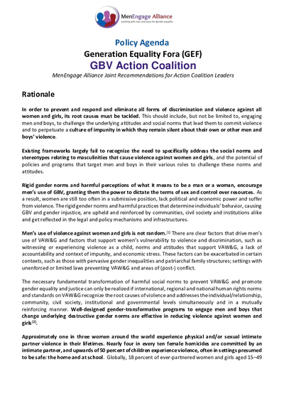 Gender based violence pdf