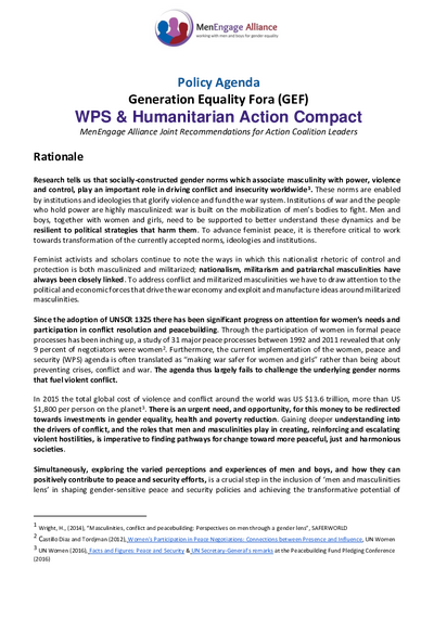 WPS Humanitarian Action Compact pdf