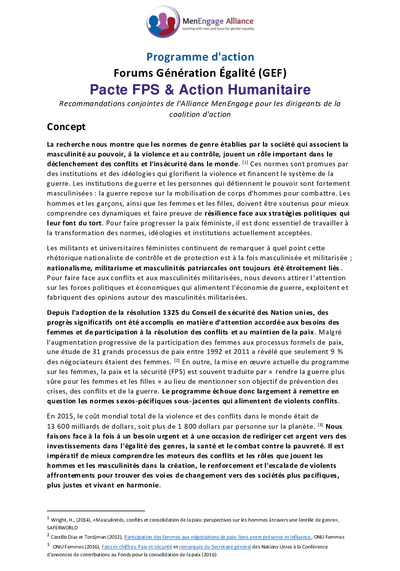 Pacte FPS Action Humanitaire pdf