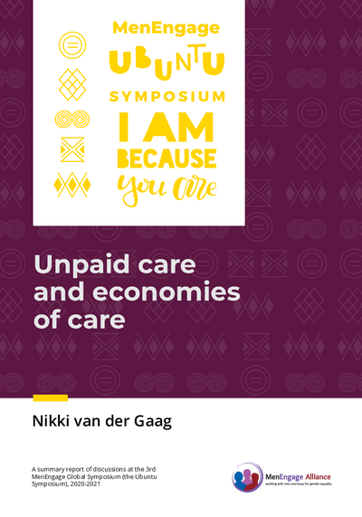 Unpaid Care and Economies of Care Men Engage Ubuntu Symposium Discussion Paper EN pdf