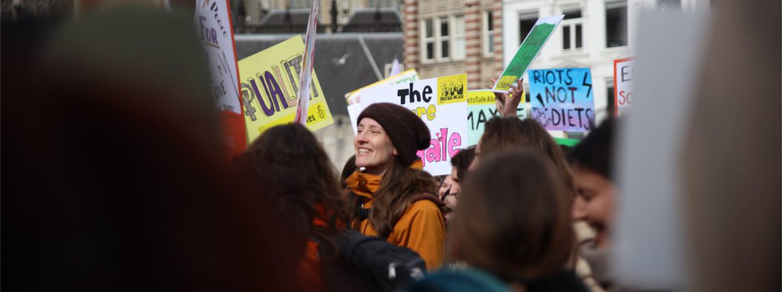 Ilse Wermink Men Engage Europe Director at Feminist March