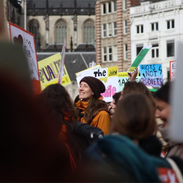 Ilse Wermink Men Engage Europe Director at Feminist March