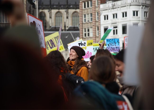 Ilse Wermink Men Engage Europe Director at Feminist March