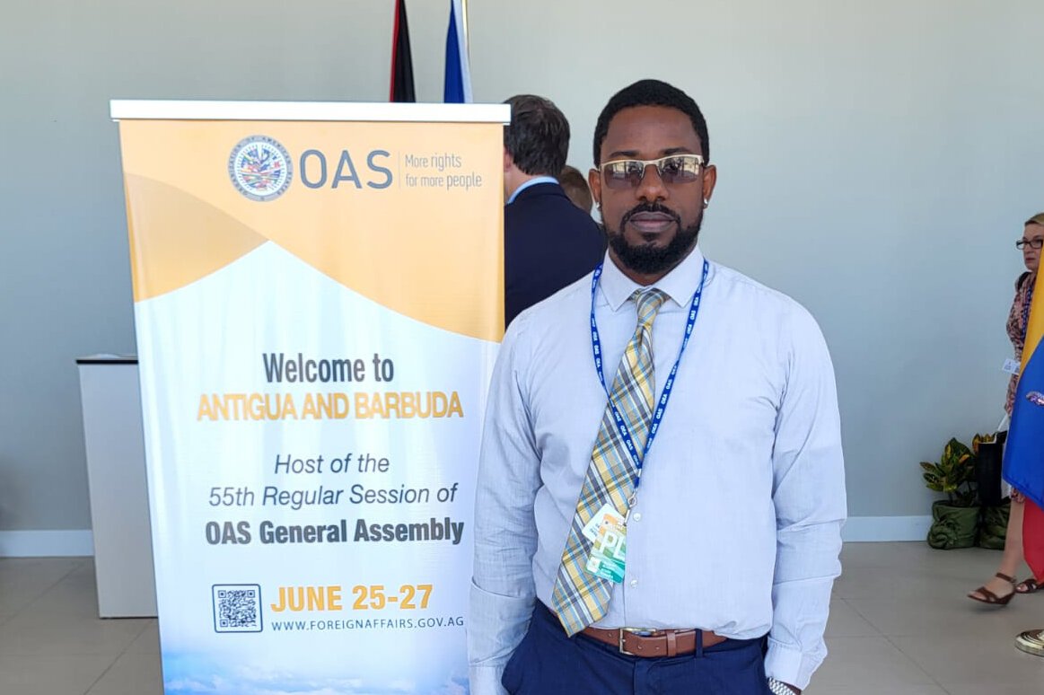 OAS&#x20;2025&#x20;Cari&#x20;MANs&#x20;Board&#x20;Member&#x20;Daryl&#x20;George&#x20;present&#x20;at&#x20;the&#x20;55th&#x20;Session&#x20;of&#x20;the&#x20;OAS&#x20;General&#x20;Assembly&#x20;in&#x20;Antigua&#x20;and&#x20;Barbuda