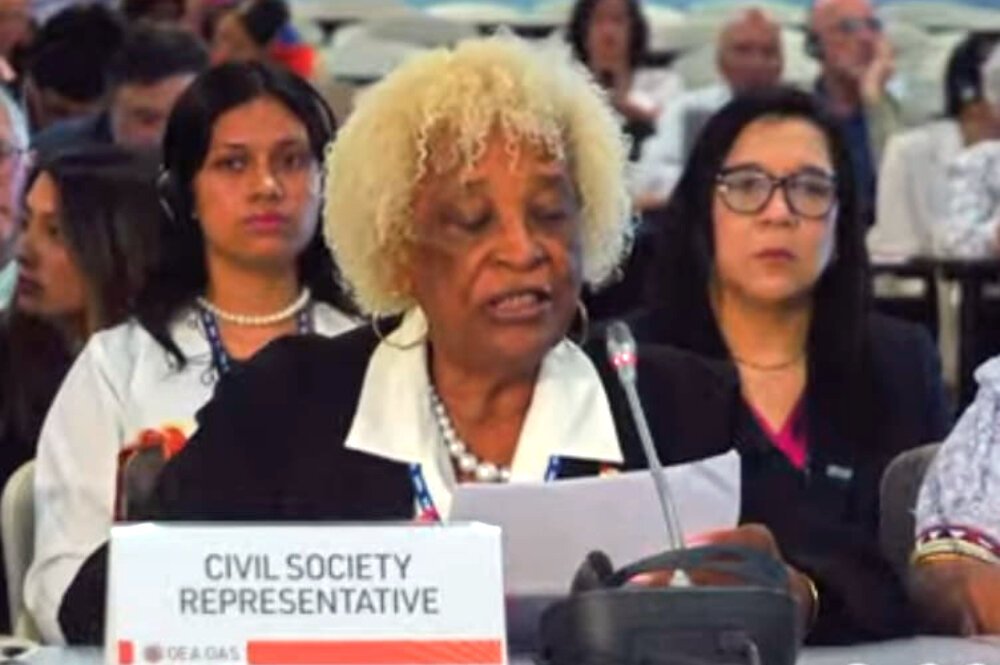 OAS&#x20;2025&#x20;photos&#x20;Alexandrina&#x20;Wong&#x20;delivers&#x20;the&#x20;Caribbean&#x20;Civil&#x20;Society&#x20;Coalitions&#x20;official&#x20;statement&#x20;at&#x20;the&#x20;55th&#x20;General&#x20;Assembly&#x20;of&#x20;the&#x20;OAS&#x20;held&#x20;in&#x20;Antigua&#x20;and&#x20;Barbuda