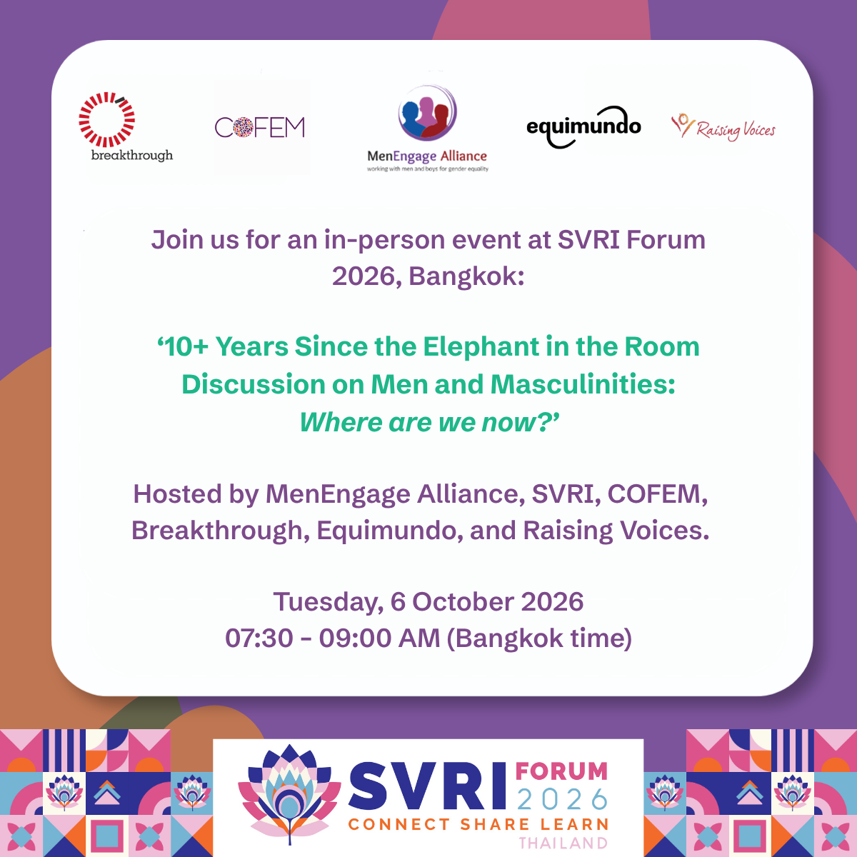 SVRI Forum Flyers