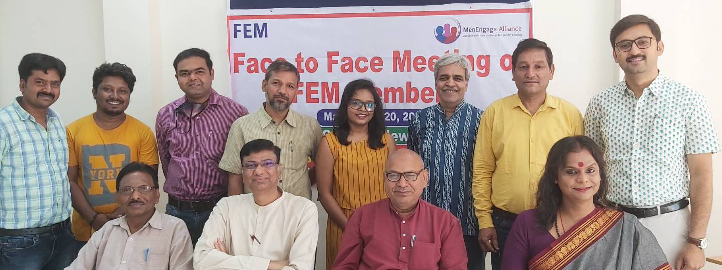 FEM Forum for Engaging Men India group photo png