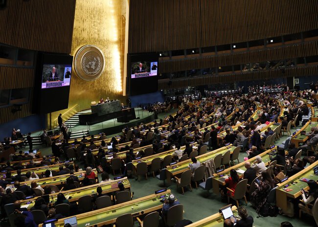 Scenes from the opening of the Seventieth Session of the Commission on the Status of Women CSW70 held in the General Assembly Hall at UN Headquarters on 9 March 2026 Photo UN Women Ryan Brown