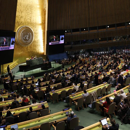 Scenes from the opening of the Seventieth Session of the Commission on the Status of Women CSW70 held in the General Assembly Hall at UN Headquarters on 9 March 2026 Photo UN Women Ryan Brown