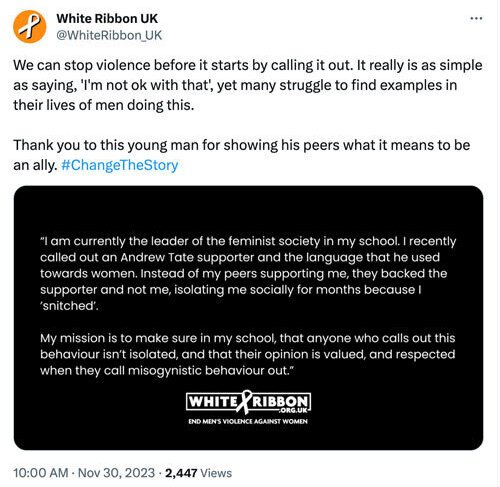 White Ribbon UK 16 Days