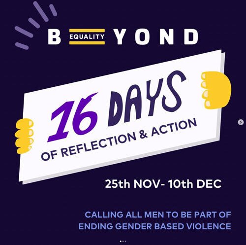 Beyond Equality 16 Days of reflection action