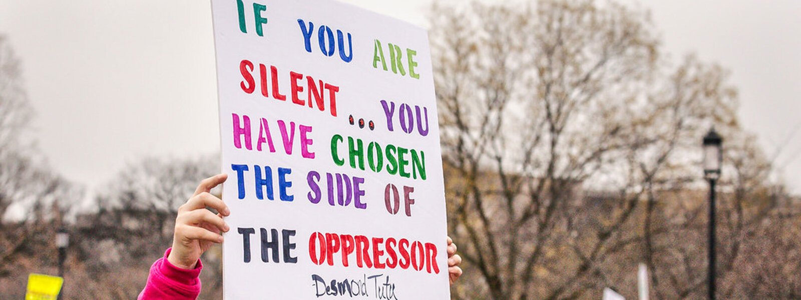 Stay silent side with the oppressor