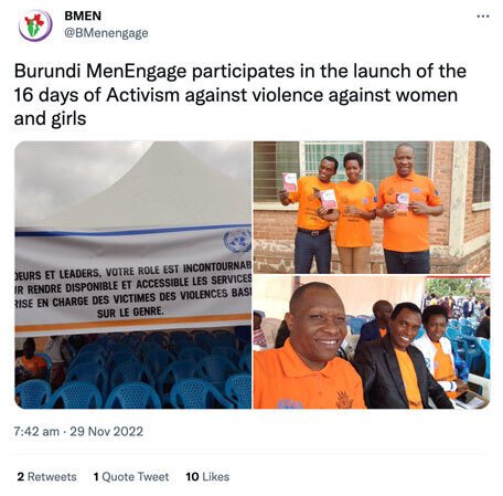 Berundi Men Engage 450