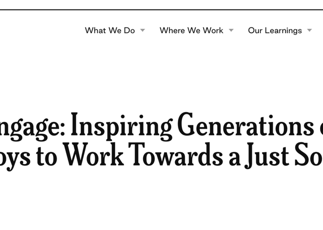 Ford Foundation Men Engage Feature Header