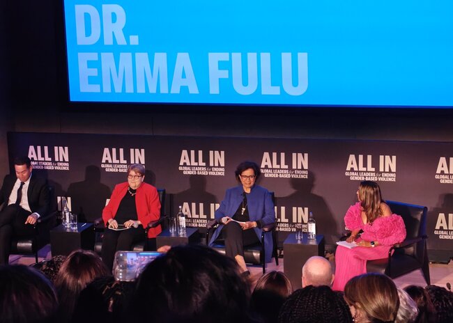 ALL IN global leaders for ending GBV