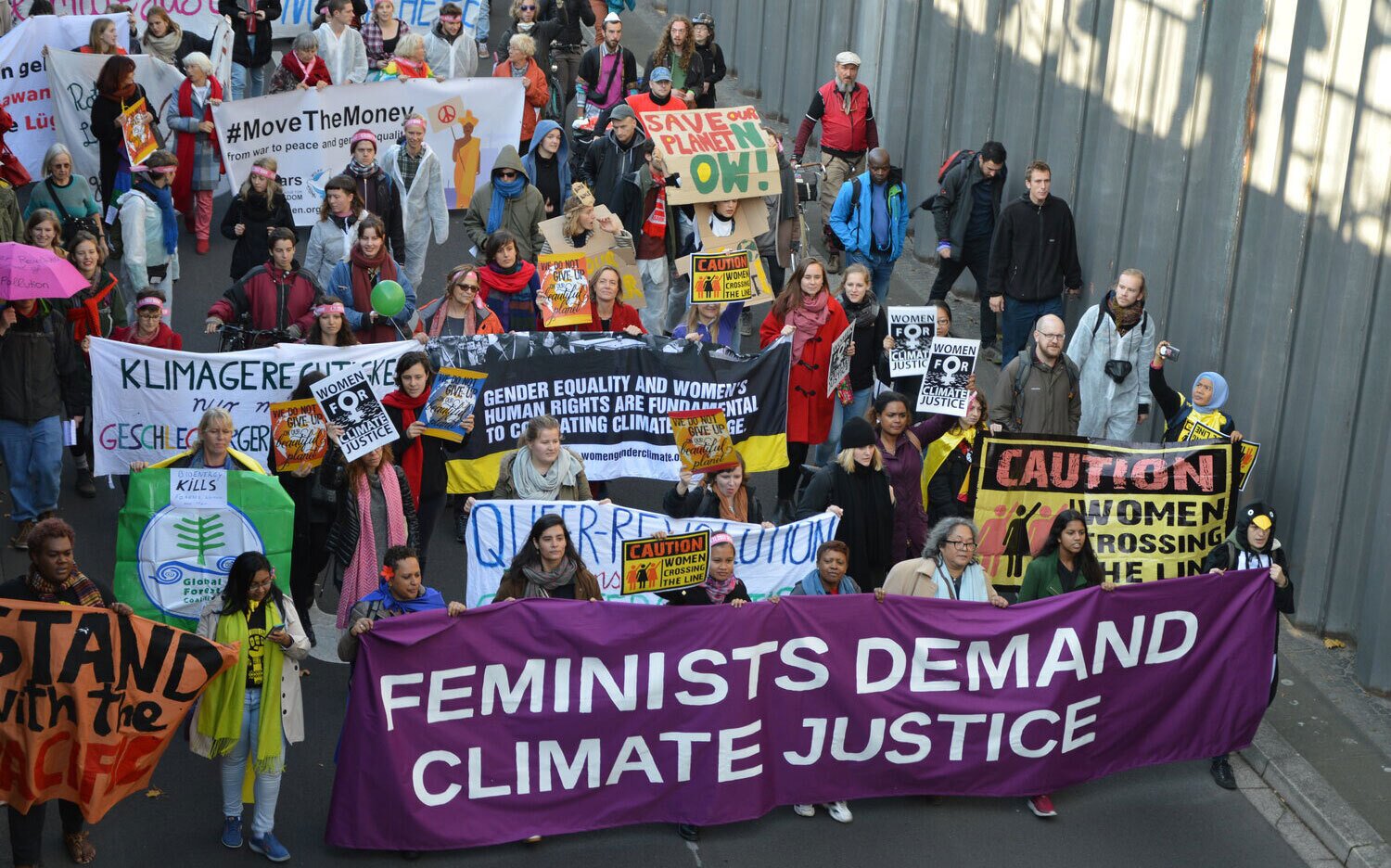 Feminists Demand Climate Justice march