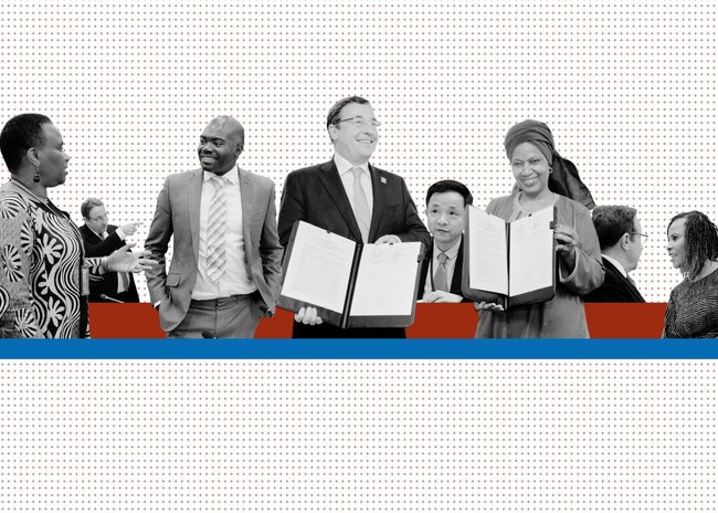 Working with men in positions of political power cover page